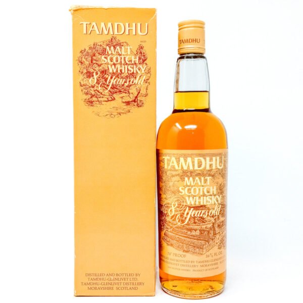 Tamdhu 8 Year Old 1970s Single Malt Scotch Whisky, 26 2/3 fl. ozs., 70° Proof Tamdhu 8 Year Old 1970s Single Malt Scotch Whisky, 26 2/3 fl. ozs., 70° Proof