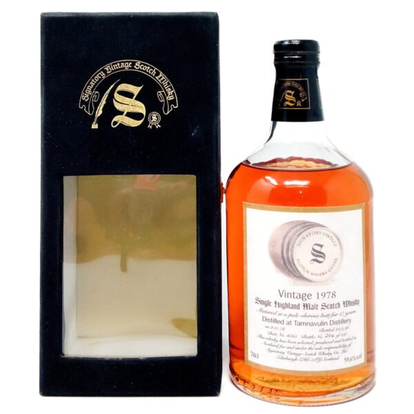 Tamnavulin 1978 17 Year Old Signatory Vintage Single Malt Scotch Whisky, 70cl, 59.6% ABV Tamnavulin 1978 17 Year Old Signatory Vintage Single Malt Scotch Whisky, 70cl, 59.6% ABV