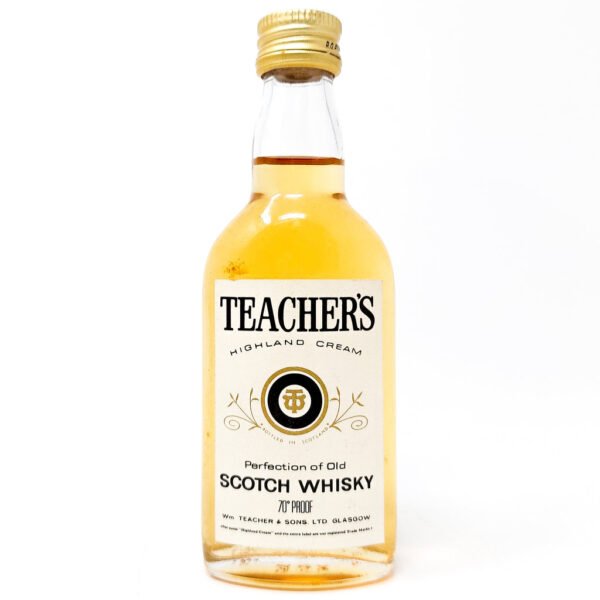 Teacher's Highland Cream Blended Scotch Whisky, Miniature, 5cl, 70° Proof Teacher's Highland Cream Blended Scotch Whisky, Miniature, 5cl, 70° Proof