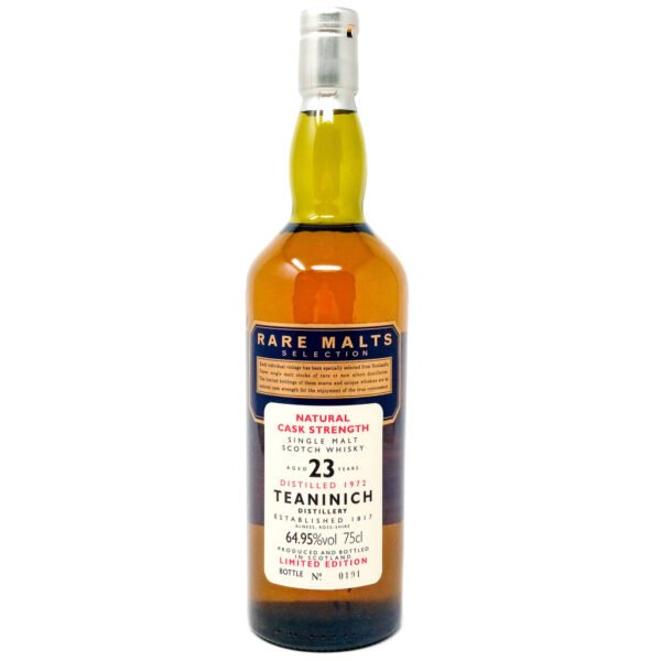 Teaninich 1972 23 Year Old Rare Malts Single Malt Scotch Whisky, 75cl, 64.95% ABV Teaninich 1972 23 Year Old Rare Malts Single Malt Scotch Whisky, 75cl, 64.95% ABV