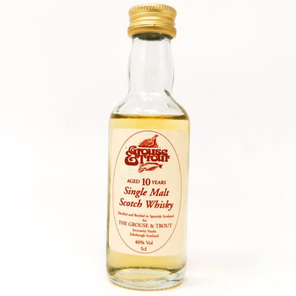 The Grouse & Trout 10 Year Old Scotch Whisky, Miniature, 5cl, 40% ABV