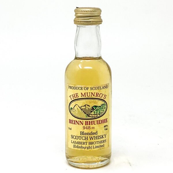 The Munro's 'Beinn Bhuidhe' Scotch Whisky, Miniature, 5cl, 40% ABV