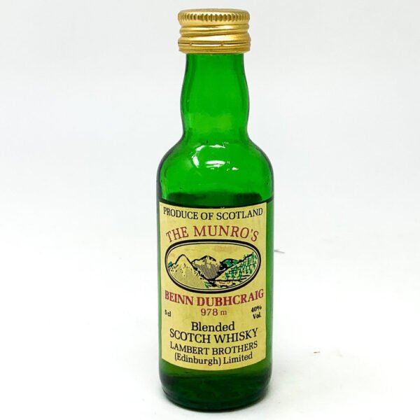 The Munro's 'Beinn Dubhcraig' Scotch Whisky, Miniature, 5cl, 40% ABV The Munro's 'Beinn Dubhcraig' Scotch Whisky, Miniature, 5cl, 40% ABV