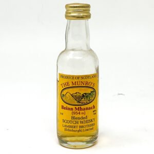 The Munro's 'Beinn Mhanach' Scotch Whisky, Miniature, 5cl, 40% ABV The Munro's 'Beinn Mhanach' Scotch Whisky, Miniature, 5cl, 40% ABV