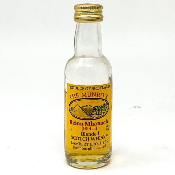 The Munro's 'Beinn Mhanach' Scotch Whisky, Miniature, 5cl, 40% ABV