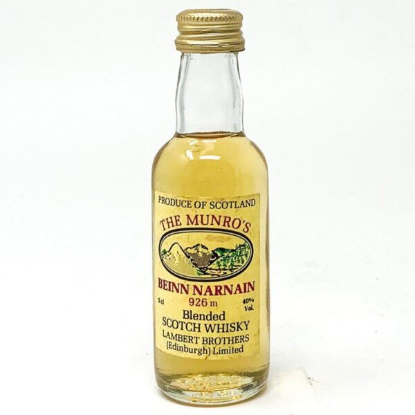 The Munro's 'Beinn Narnain' Scotch Whisky, Miniature, 5cl, 40% ABV