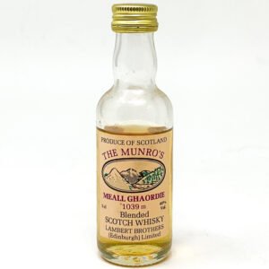 The Munro's 'Meall Ghaordie' Scotch Whisky, Miniature, 5cl, 40% ABV The Munro's 'Meall Ghaordie' Scotch Whisky, Miniature, 5cl, 40% ABV