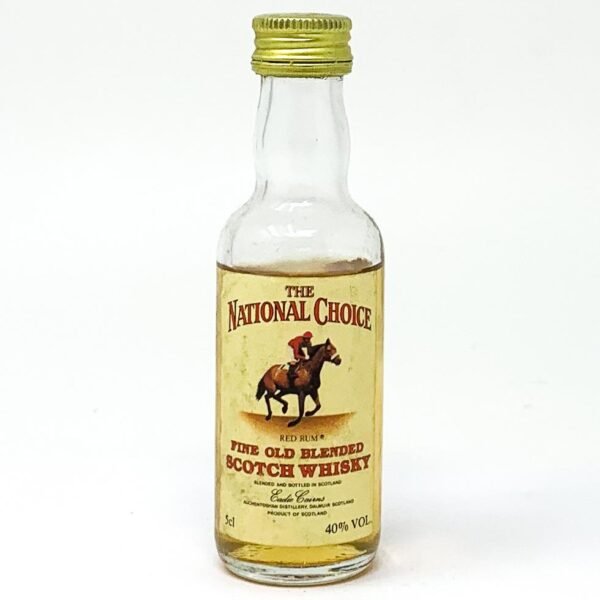 The National Choice Fine Old Blended Scotch Whisky, Miniature, 5cl, 40% ABV
