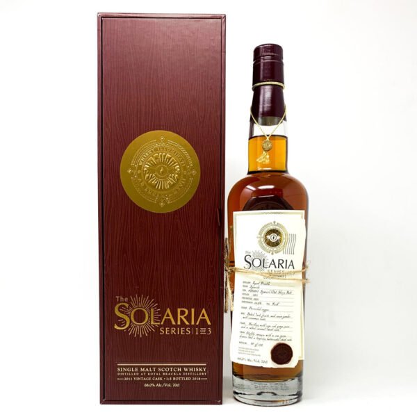 The Solaria Series 'Royal Brackla' Single Malt Scotch Whisky, 70cl, 68% ABV