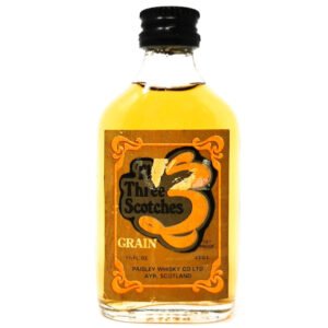 The Three Scotches Single Grain Whisky, Miniature, 1 2/3 fl. ozs., 43% ABV The Three Scotches Single Grain Whisky, Miniature, 1 2/3 fl. ozs., 43% ABV