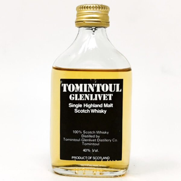 Tomintoul Glenlivet Highland Scotch Whisky, Miniature, 5cl, 40% ABV
