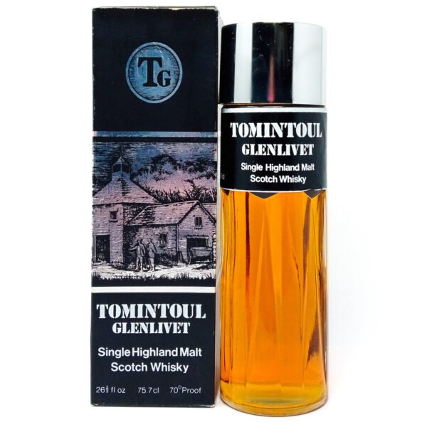 Tomintoul Glenlivet Perfume Bottle Single Malt Scotch Whisky, 26 2/3 fl. ozs.( 75.7cl), 70° Proof Tomintoul Glenlivet Perfume Bottle Single Malt Scotch Whisky, 26 2/3 fl. ozs.( 75.7cl), 70° Proof