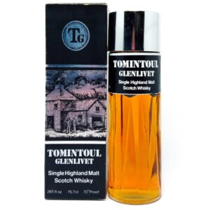 Tomintoul Glenlivet Perfume Bottle Single Malt Scotch Whisky, 26 2/3 fl. ozs.( 75.7cl), 70° Proof