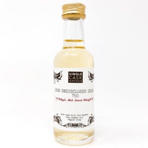Undisclosed Islay 2008 7 Year Old Single Cask Nation #2112 Malt Scotch Whisky, Miniature, 5cl, 56.3% ABV