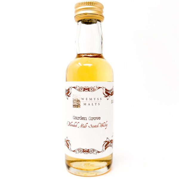 Wemyss Malts 'Garden Grove' Blended Malt Scotch Whisky, Miniature, 5cl, 46% ABV Wemyss Malts 'Garden Grove' Blended Malt Scotch Whisky, Miniature, 5cl, 46% ABV