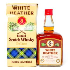 White Heather 8 Year Old 1960s Blended Scotch Whisky, 26 2/3 fl. ozs., 70° Proof White Heather 8 Year Old 1960s Blended Scotch Whisky, 26 2/3 fl. ozs., 70° Proof