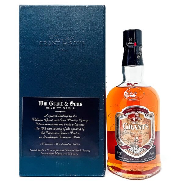 William Grant's 15 Year Old Heritage Reserve Scotch Whisky, 70cl, 40% ABV William Grant's 15 Year Old Heritage Reserve Scotch Whisky, 70cl, 40% ABV