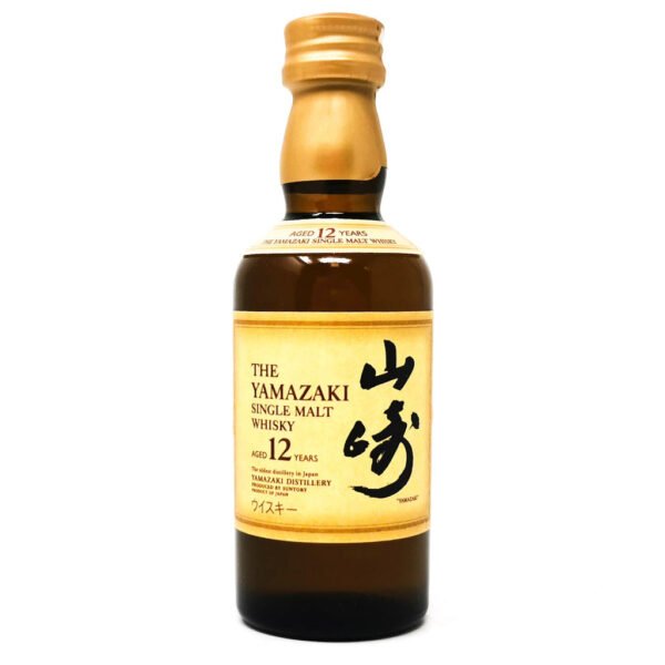 Yamazaki 12 Year Old Japanese Single Malt Whisky, Miniature, 5cl, 43% ABV